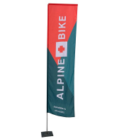 Флаг Alpinebike 2024 б/о б/д 850х3150 мм