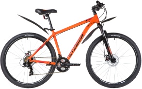 Велосипед Stinger 27.5" ELEMENT EVO 18", оранжевый, TZ500/TY300/TS-38-7 140012