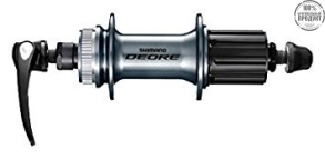Втулка задняя Shimano Deore, M6000, 32 отв, 8/9/10ск, C.Lock, QR, с пыльником, сереброро