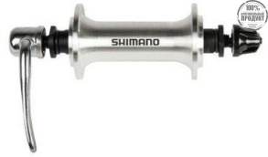 Втулка передняя Shimano TX500, v-br, 36 отв, QR, серебро