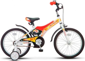 Детский велосипед STELS Jet 18" Z010 (10" Белый/красный)