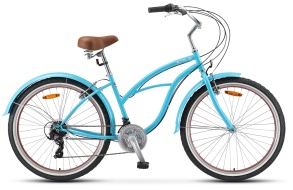 Женский велосипед STELS Navigator-150 Lady 26" 21-sp V010 17" Синий