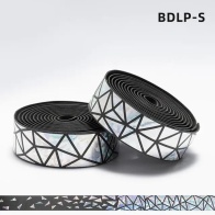Грипсы велосипедные оплетка ROCKBROS черно белые, арт BDLP-S
