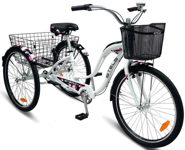 Велосипед STELS Energy-II 16" Белый/розовый