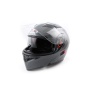 Шлем Ataki FF902 Carbon (модуляр) черный/серый глянцевый  L