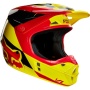 Мотошлем Fox V1 Mako Helmet Yellow XL - фото 1