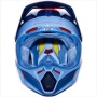 Мотошлем Fox V3 Libra Helmet Orange/Blue XL - фото 1