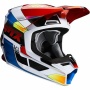Мотошлем Fox V1 Yorr Helmet Blue/Red