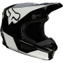 Мотошлем Fox V1 Revn Helmet Black/White 2021 - фото 1