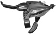 Шифтер/тормозная ручка Shimano Tourney, EF500, лев, 3ск, тр., черный