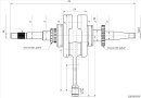 Коленвал в сборе [100207029] BSE ZS177MM