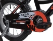 Велосипед NOVATRACK 14" URBAN чёрный, полная защ.цепи, тормоз нож, крылья и багажник хром