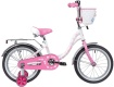 Велосипед NOVATRACK 14" BUTTERFLY белый-розовый 139708
