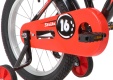Велосипед NOVATRACK 16" STRIKE черный-красный, тормоз нож, крылья корот, полная защита цепи#139650