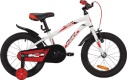 Велосипед NOVATRACK 16" PRIME, алюм., белый, полная защита цепи, пер.торм.руч, зад. нож, короткие к