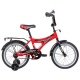 Велосипед NOVATRACK 16" TURBO, монокок, красный, тормоз ножной, крылья и багажник