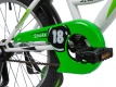 Велосипед NOVATRACK 18" STRIKE белый-зелёный, тормоз нож, крылья корот, защита А-тип