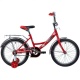 Велосипед NOVATRACK 18" URBAN красный, защита А-тип, тормоз нож., крылья и багажник хром.