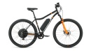 Электровелосипед Forward TSUNAMI 29 2.0 disc 500 W (29" 7 ск. рост. 19") 2021, черный, 1BKW1E197001