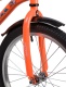 Велосипед NOVATRACK 20" NEPTUNE оранжевый, тормоз нож, крылья корот, защита А-тип#139700