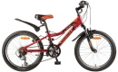 Велосипед NOVATRACK 20" ACTION, красный, алюм, 12-скор, TZ30/TY21/TS50-6/SG-6SI #117067