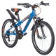 Велосипед NOVATRACK 20" EXTREME, синий, алюм., 7 скор., Shimano/MICROSHIFT V-BRAKE