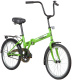 Велосипед NOVATRACK 20" складной, TG30, салатовый, тормоз нож,двойной обод,сид.и руль комфор