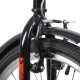 Велосипед NOVATRACK 20" складной, TG 30, черный, передний тормоз V-Brake задний ножной, багажник, кр