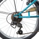 Велосипед NOVATRACK 20" складной, TG, синий, 6 скор.Shimano TY-21,тормоз V-brake,сиден, багажник