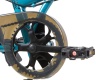 Велосипед NOVATRACK 20" складной, TG, синий, 6 скор.Shimano TY-21,тормоз V-brake,сиден, багажник