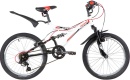 Велосипед NOVATRACK 20" DART, белый, сталь, 6 скор., TY21/RS35/SG-6SI, Shimano