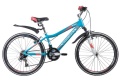 Велосипед NOVATRACK 24" NOVARA, алюм.рама 13", аквамарин, 18-скор, TY21/TS38/SG-6SI, V-brake