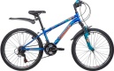 Велосипед NOVATRACK 24", ACTION, синий, рама сталь, Shimano 18 speed, TY21/TZ30/RS35/SG-6SI