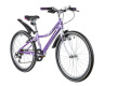 Велосипед NOVATRACK 24" ALICE сталь.рама 12" лиловый, 6-скор, TY21/TS38/SG-6SI, V-brake