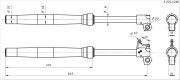 Амортизаторы передние 810x51x54 ↨180 BSE Z2