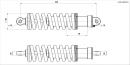 Амортизатор задний 325x12x202 DNM одна регулировка BSE PH 125 PH 150