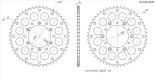 Звезда ведомая 520x125x52Т М8х6х153мм CNC MOJO r BSE M2 M4 M8 RTC 300 Z8 Z7