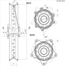 Диск колёсный задний 7x4,5 (90x110) толщина 1,8 матовый черный BSE XT-1