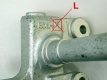 Кулак поворотный левый (на литье маркировка R) BSE XT-1