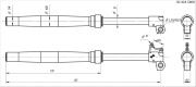 Амортизаторы передние 930x54x60 WP регулируемые BSE Z11