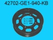Диск колёсный 10"x2.15" 4отв. без ступицы SYM DD 50