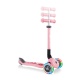 Трехколесный самокат Globber JUNIOR FOLDABLE FANTASY LIGHTS пастельно-розовый