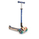 Трехколесный самокат Globber PRIMO FOLDABLE WOOD LIGHTS синий