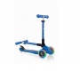 Трехколесный самокат Globber JUNIOR FOLDABLE LIGHTS синий