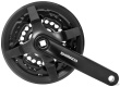 Система Shimano TY301, 150мм, Кв, 42/34/24, с защитой, черн, б/уп