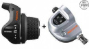 Шифтер Shimano Nexus, 3S41E, 3ск, с bell crank 6, оплетк, 1700мм черн, коротк. ручк.
