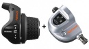Шифтер Shimano Nexus, 3S41E, 3ск, с bell crank 6, оплетк, 2200мм черн, коротк, ручк,