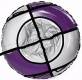 Тюбинг Hubster Sport Plus фиолетовый/серый (120см)