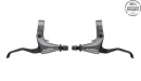 Тормозные ручки Shimano Claris R2000, прав+лев, для плоского руля, трос+оплетка