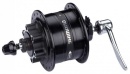 Втулка динамо Shimano 3D32, 36 отв, 6V-3W, под гайки, диск. под 6 болт., с SM-DH10, черный